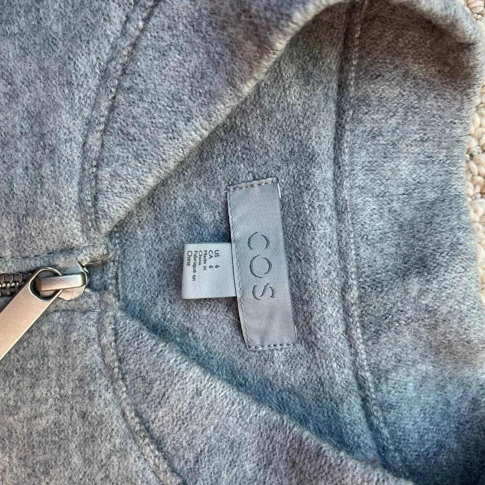 COS Oversized Boiled Wood Jacket - Picture 4 of 4